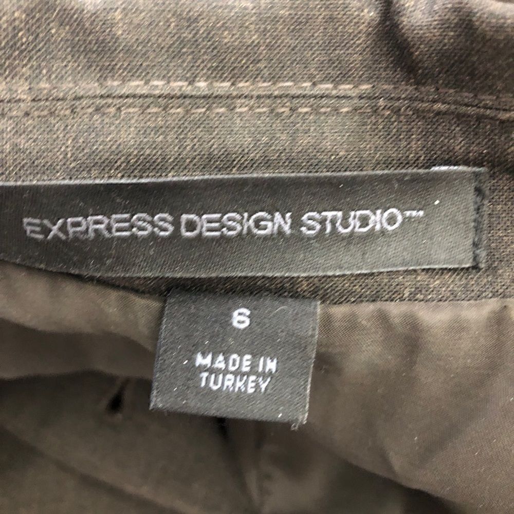 Express Design Studio Size 6 Classy Brown Jacket! - Picture 4 of 6